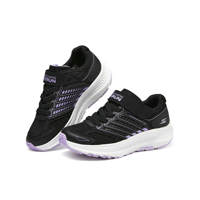 11832302.【儿童go run跑鞋】斯凯奇Skechers女童魔术贴透气运动跑鞋