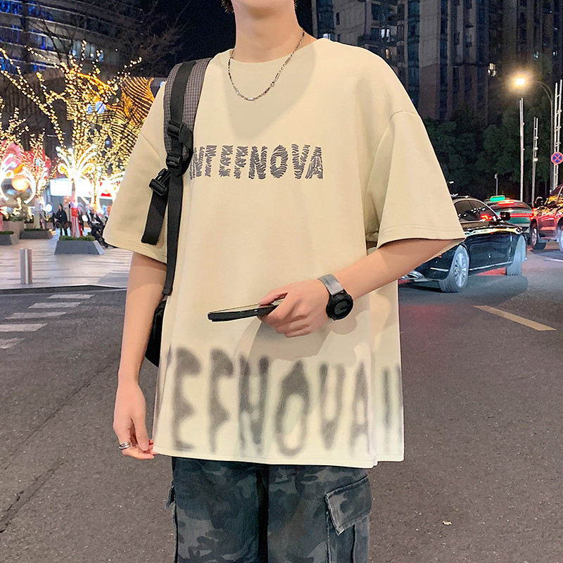 11904582.七玻威夏季新款男式M-8XL潮牌美式套头短袖T恤【七玻威男装XJ】