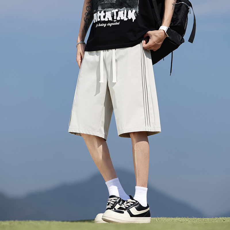 11904542.淘贝鼠夏季上新男式直筒中裤潮牌百搭五分裤【淘贝鼠男装XJ】