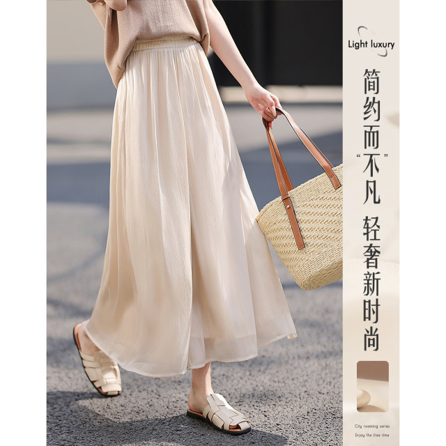 11940405.【2025夏日穿搭】设计感小众时尚气质显瘦小个子女式阔腿休闲裤