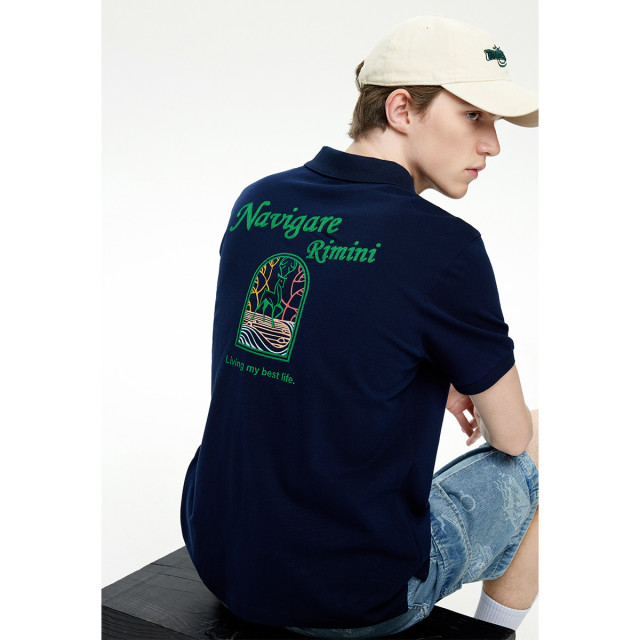 11996494.意大利小帆船YOUNG系列春夏纯棉透气男女POLO衫