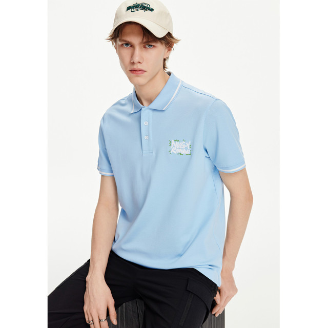 11994043.小帆船YOUNG系列春夏时尚潮流polo衫男女短袖T恤