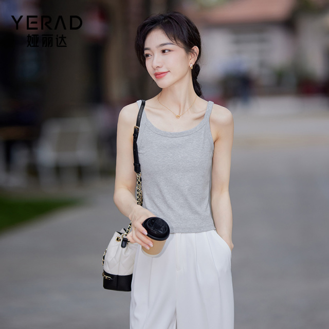 12054648.【娅丽达】时尚吊带小背心修身内搭可外穿内搭上衣女