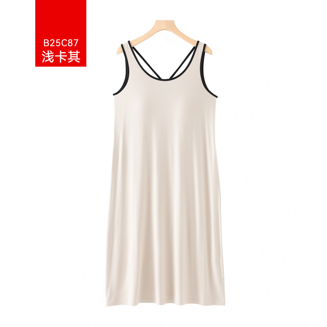 12081165.少宜睡衣夏季睡裙可外穿薄款休闲女士一体女生女孩外出新款短裤带胸垫女款大码家居服短袖春秋居家少年长裤初中生套装