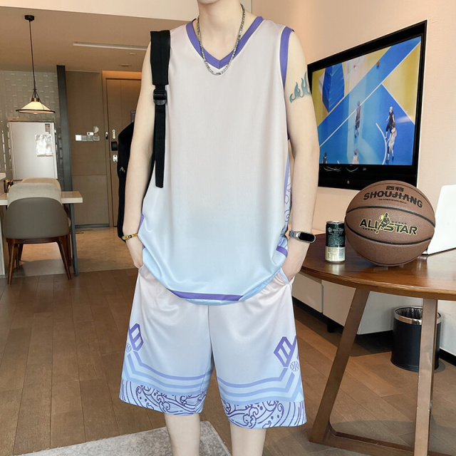 12100755.2025夏季新款青少年速干冰丝背心套装篮球服套装运动套装6
