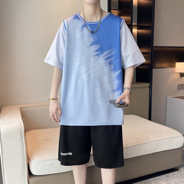 12100752.2025夏季新款青少年速干冰丝背心套装篮球服套装运动套装5