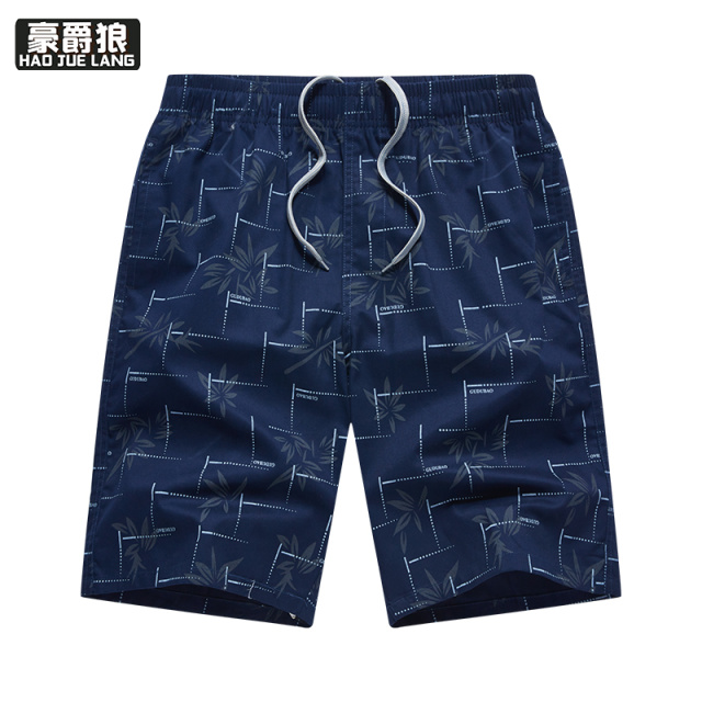 12108377.纯棉短裤男夏外穿中老年宽松大码休闲中裤工装裤沙滩裤爸爸五分裤