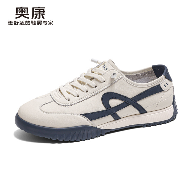 12168956.奥康男鞋春秋新款休闲时尚男士德训鞋舒适日常百搭运动软底板鞋
