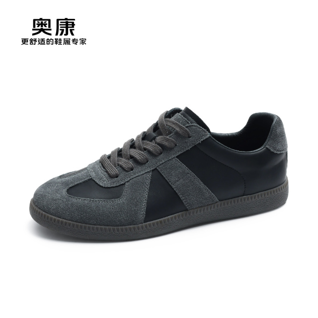 12168935.奥康男鞋春秋新款轻便休闲德训鞋时尚潮流舒适百搭运动男款板鞋