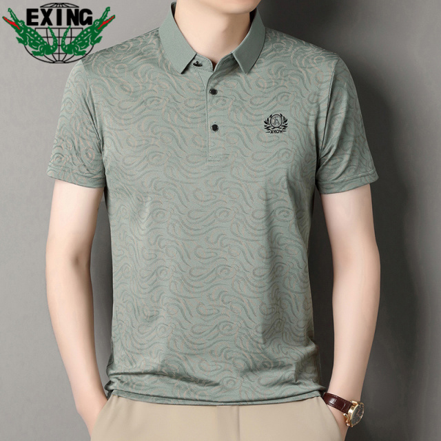 12645932.EXING男士时尚休闲POLO衫19603