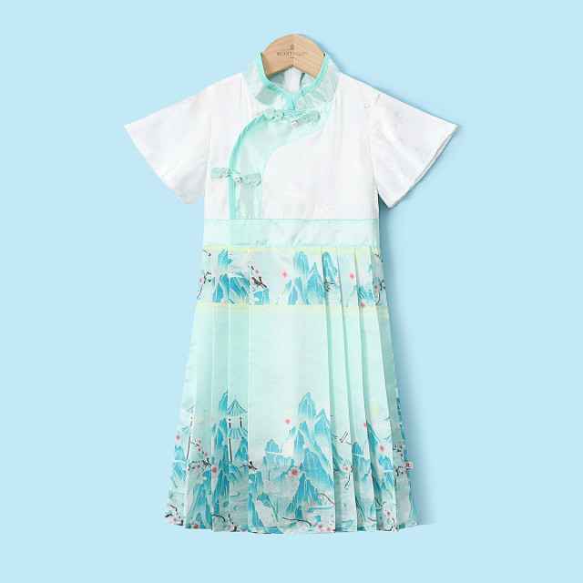 12154265.女童夏装马面裙25年新款儿童汉服女孩国风连衣裙中长款裙子
