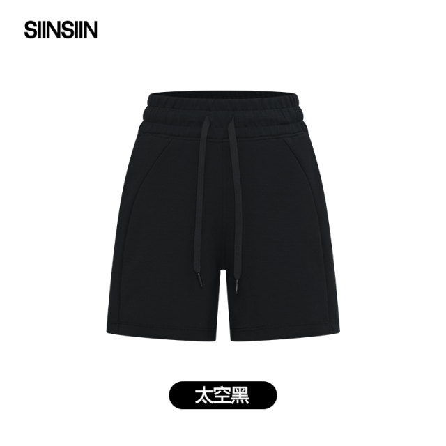 12440409.SIINSIIN高腰针织短裤女外穿夏季休闲运动裤
