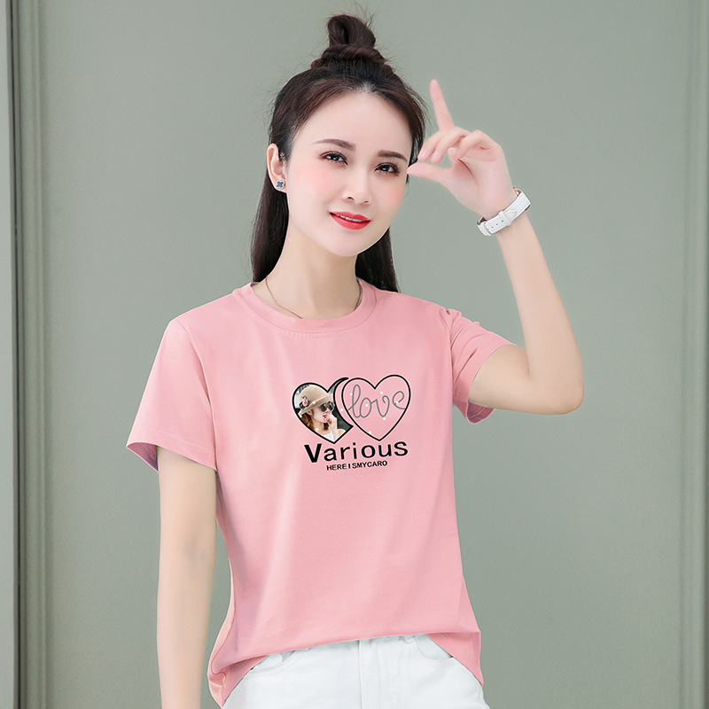12224591.淘贝鼠夏季新款女式短袖圆领时髦百搭T恤多色可选【淘贝鼠一口价39.9】
