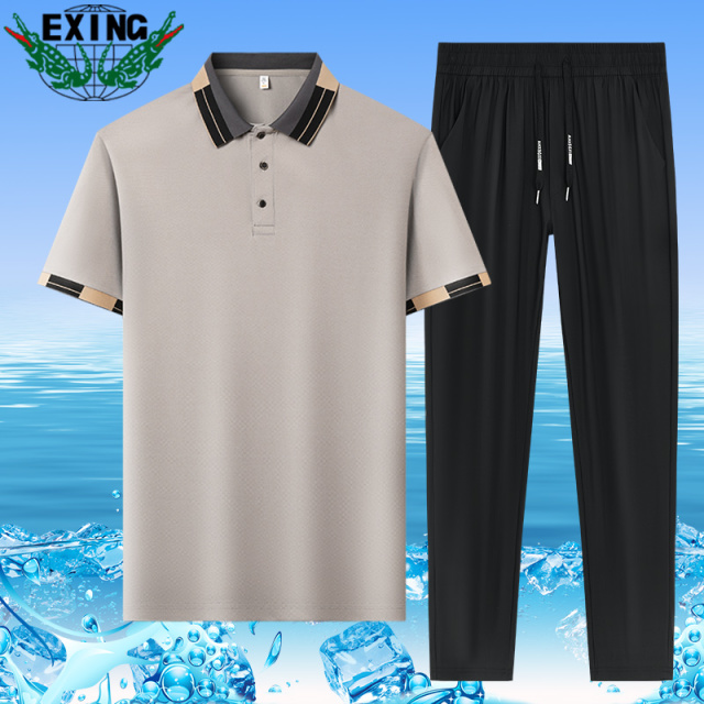 12646253.【免搭套装】EXING男士时尚POLO衫套装