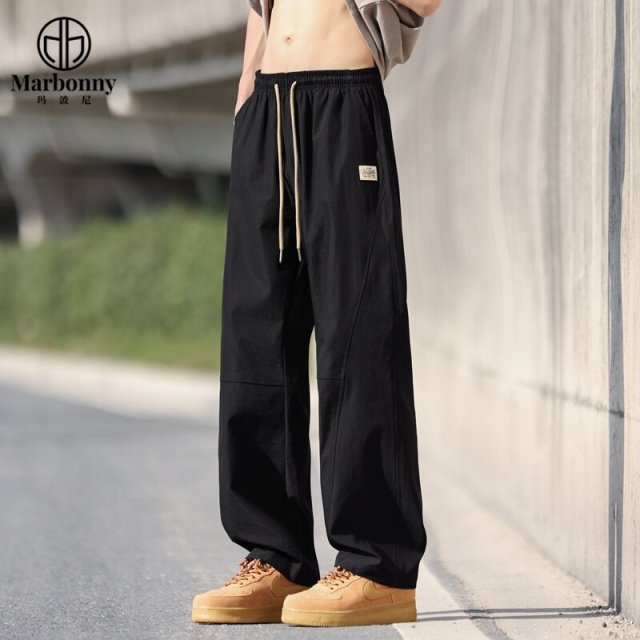 12284774.【玛波尼】夏季新款冰丝裤潮流男