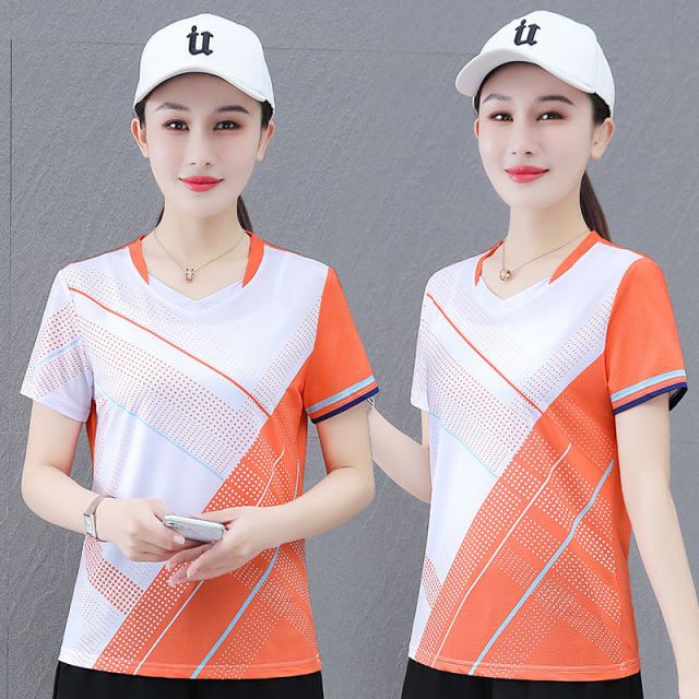 12298104.7-CY夏季上新女式圆领速干时尚运动短袖T恤【7-CY女装XJ】