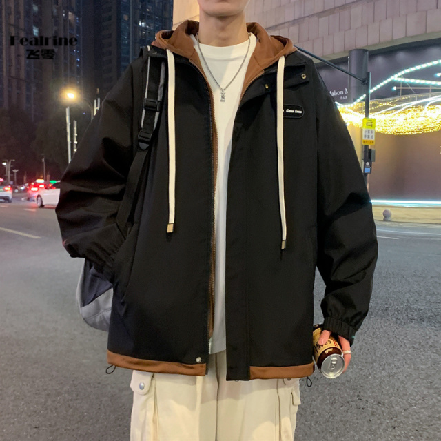 12380811.【飞零】秋季新款主推外套男韩版潮流夹克上衣