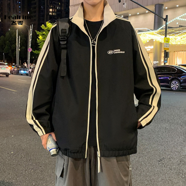 12395939.【飞零】2026春季爆款外套潮流帅气夹克两面穿