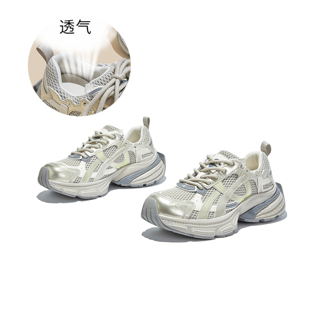 12425490.墨斯本新款吸膜大底老爹鞋厚底透气百搭轻便运动时尚舒适休闲女款鞋12087