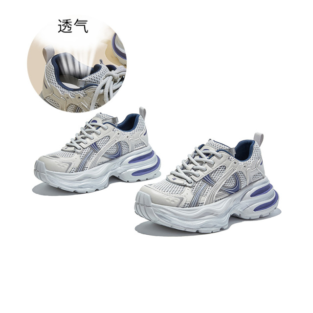 12425491.墨斯本新款发泡底老爹鞋厚底透气轻便运动百搭时尚舒适女款休闲鞋12088