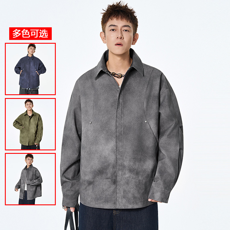 12456374.衣仕梵春秋新款男式设计感型男潮流百搭夹克【衣仕梵男装QD】