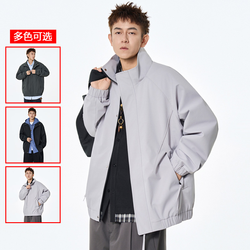 12456405.衣仕梵春秋新款男式立领潮流美式机能风百搭夹克【衣仕梵男装QD】