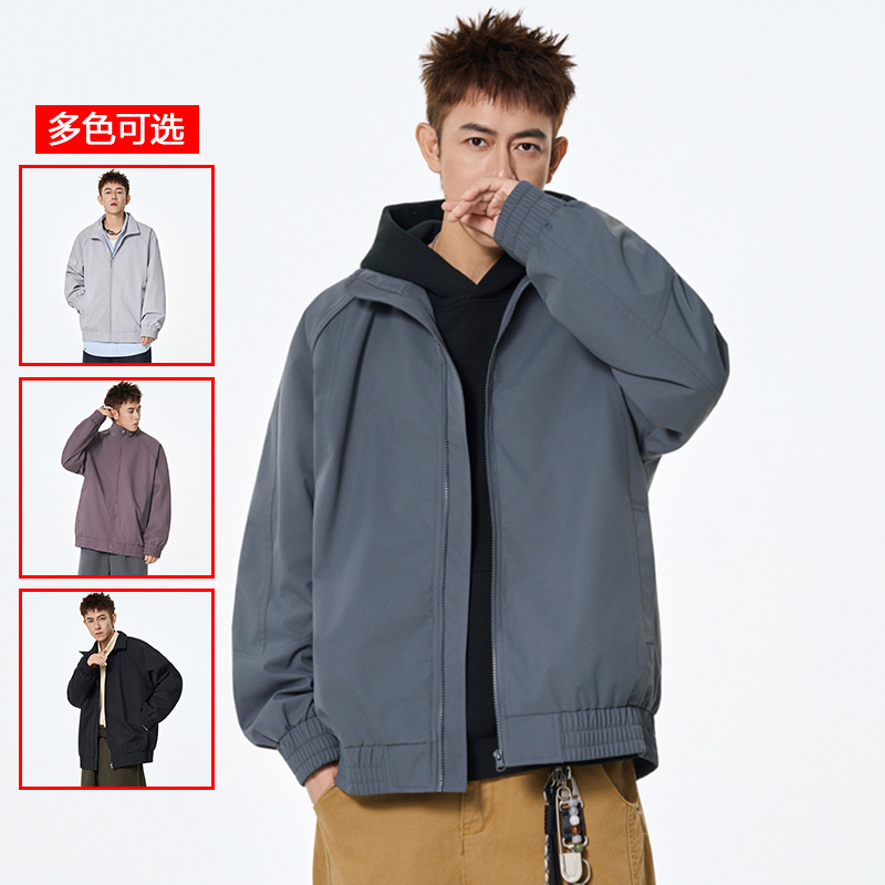 12456398.衣仕梵春秋新款男式基础款百搭简约短款时尚夹克【衣仕梵男装QD】