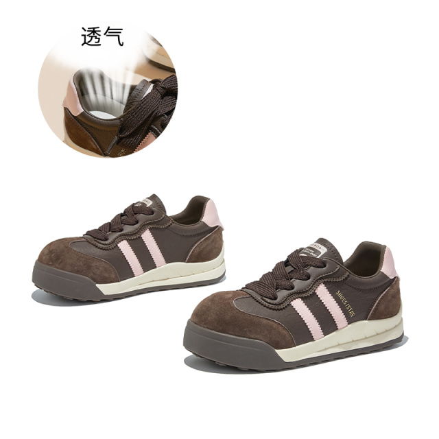 12465823.墨斯本真皮阿甘鞋新款厚底运动通勤百搭时尚休闲鞋女款12128