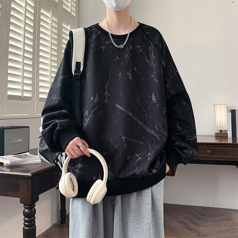 12479078.7-CHAOY春秋新款男式大码美式潮流设计感百搭卫衣【7-CHAOY男装QD】