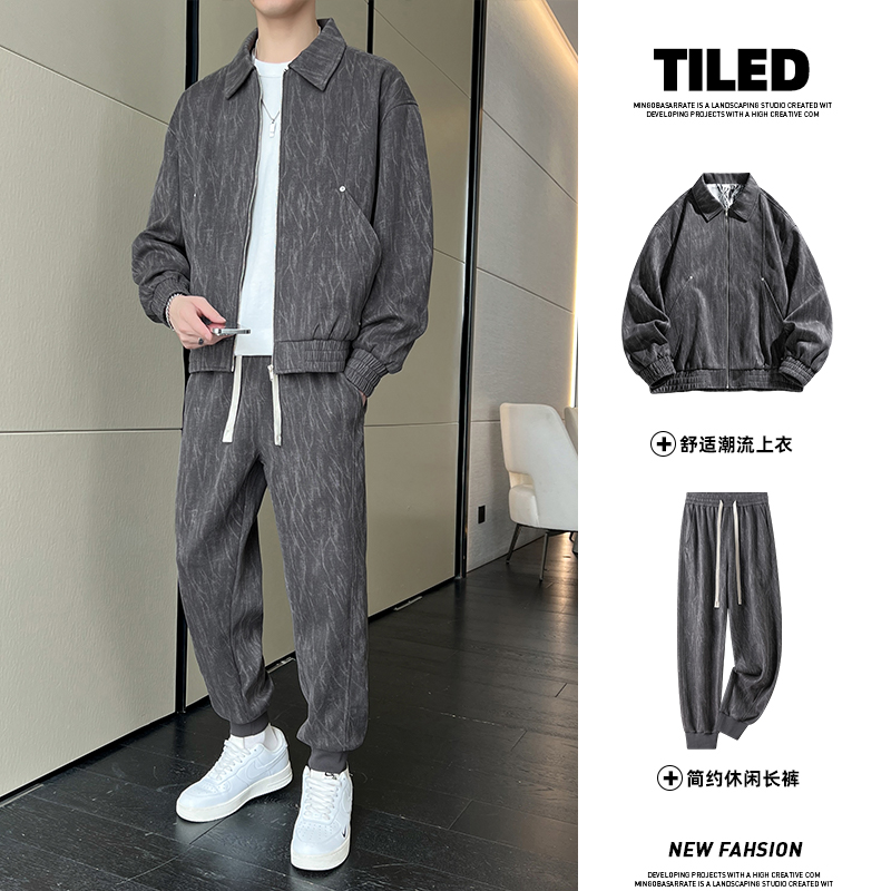 12479099.7-CHAOY春秋新款男式M-8XL潮流青少年休闲套装【7-CHAOY男装QD】