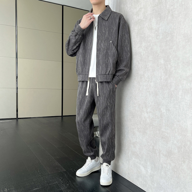 12479119.七玻威春秋新款男款M-8XL潮流青少年休闲套装【七玻威男装QD】