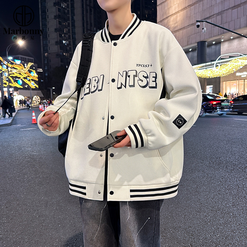 12516329.【玛波尼】潮流男青年帅气防风保暖秋爆款夹克外套