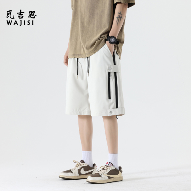 12521852.美式机能短裤男夏季新款宽松大码运动裤cityboy潮牌百搭五分裤