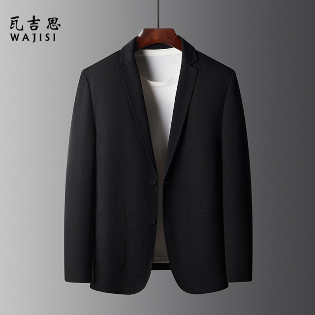 12522373.无痕轻商务小西装男休闲西服外套春秋季韩版通勤便服百搭单西
