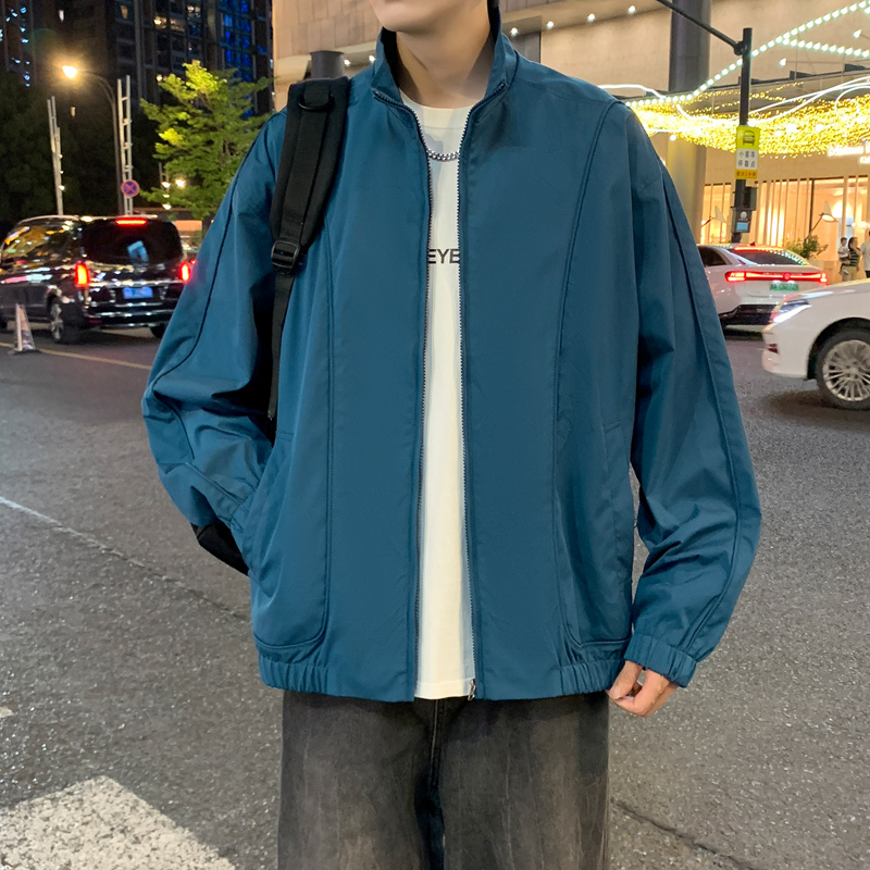 12527972.淘贝鼠秋冬新款男款潮流痞帅时尚立领夹克【淘贝鼠男装QD】