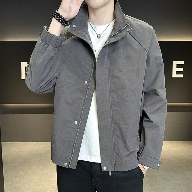 12559500.2025秋季新款立领时尚潮流夹克外套