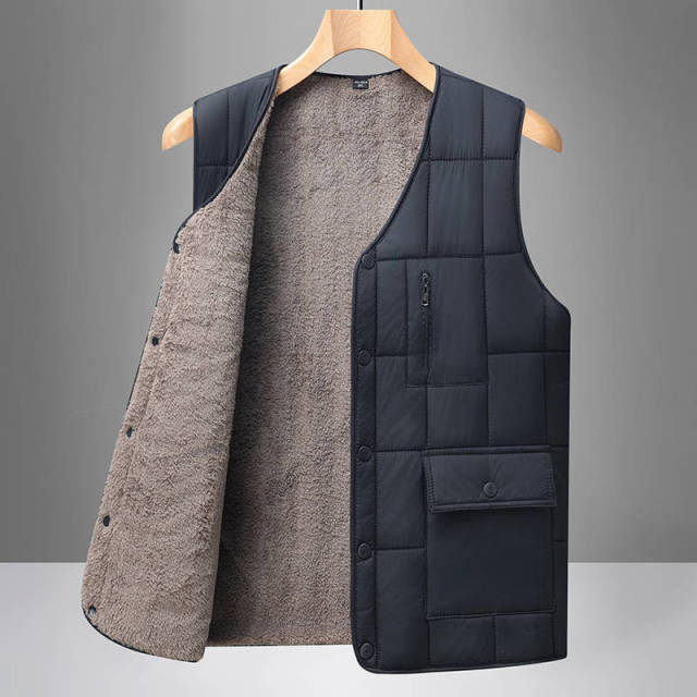 12564255.[主推]冬季中老年男士羊毛加绒加厚棉服马甲爸爸冬装外套爷爷装3