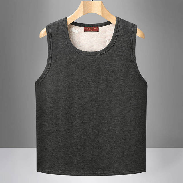 12564257.[主推]冬季中老年男士羊毛加绒加厚棉服马甲爸爸冬装外套爷爷装4