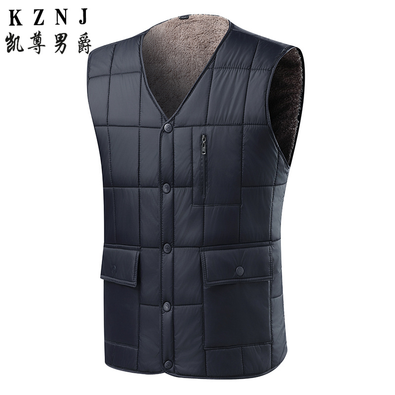 12564255.[主推]冬季中老年男士羊毛加绒加厚棉服马甲爸爸冬装外套爷爷装3