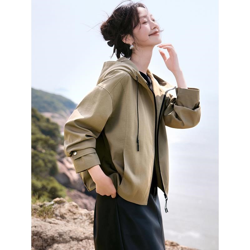 12588251.【沫晗依美】【城市户外风夹克】休闲户外风工装夹克连帽短外套