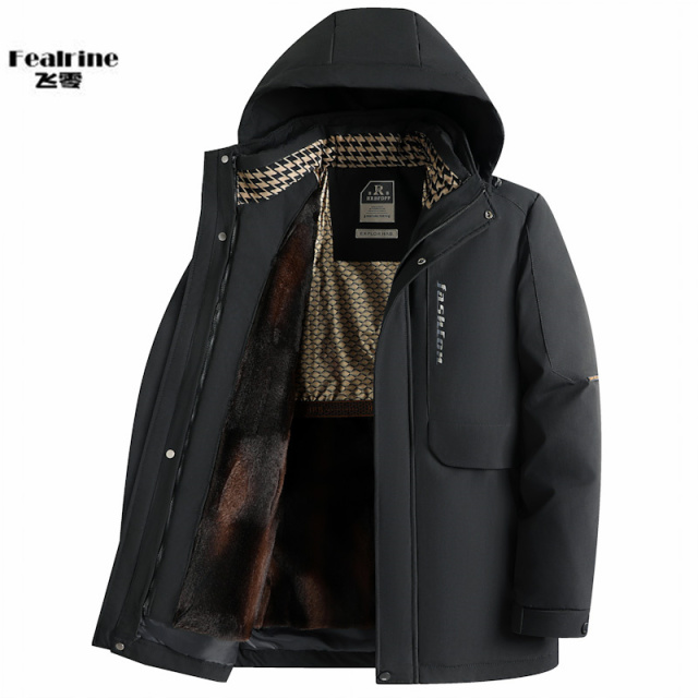 12652567.【加绒加厚】男士中年爸爸秋冬季保暖棉服外套