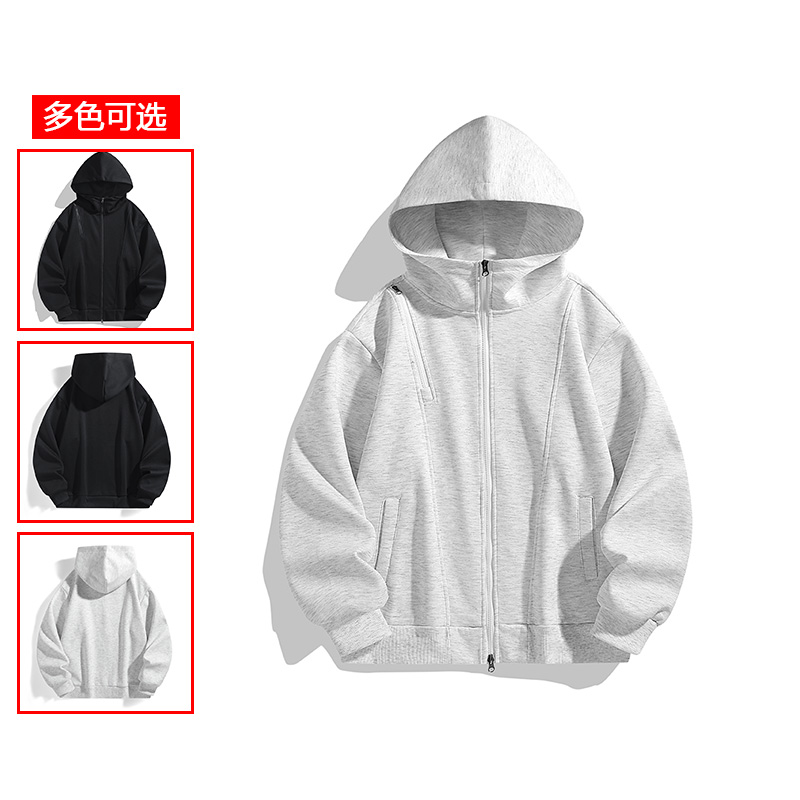 12659190.衣仕梵春秋新款男式潮牌开衫拉链设计感百搭针织卫衣【衣仕梵男装QD】