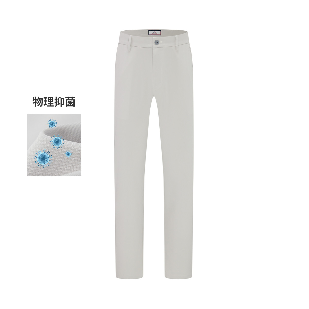 12681717.【抑菌透气】意大利小帆船 秋季时尚弹力直筒裤男士休闲长裤