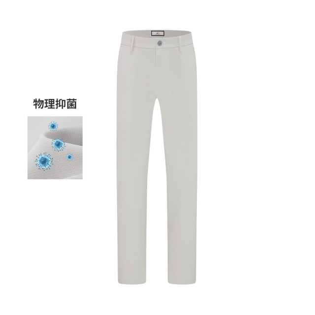 12681717.【抑菌透气】意大利小帆船 秋季时尚弹力直筒裤男士休闲长裤