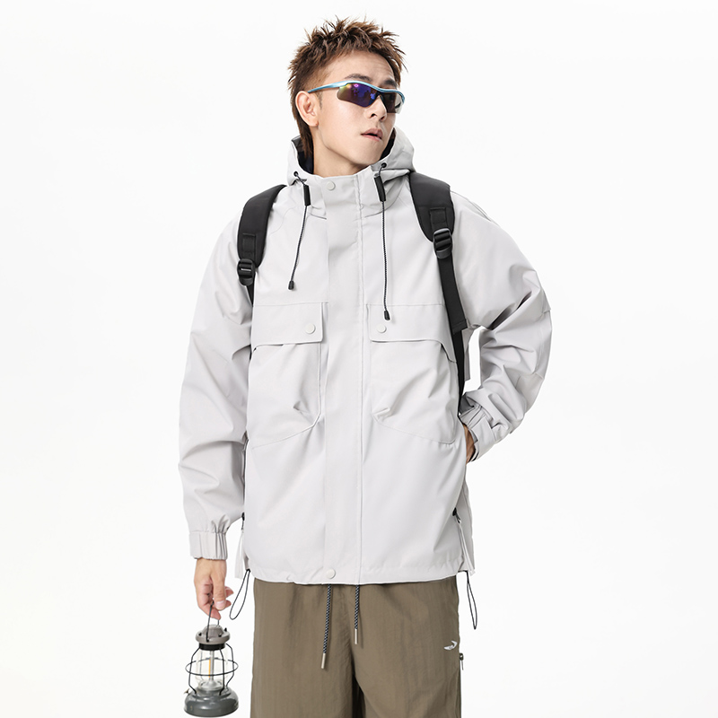 12682466.淘贝鼠秋冬新款男式潮牌户外工装痞帅连帽情侣款夹克【淘贝鼠男装QD】