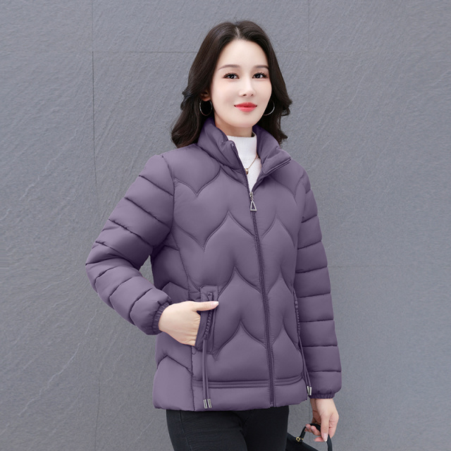 12709212.衣仕梵秋冬新款女式立领时尚洋气百搭棉衣【衣仕梵女装QD】