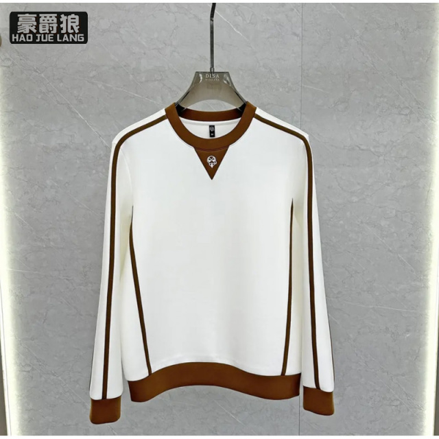 12712797.秋季新款休闲日常圆领长袖卫衣帅气青少年大童潮流上衣潮