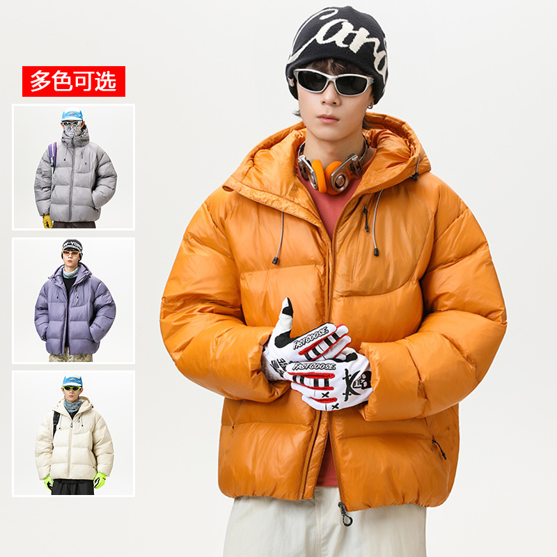 12744526.衣仕梵秋冬新款男式连帽面包服保暖潮流情侣款棉衣【衣仕梵男装QD】