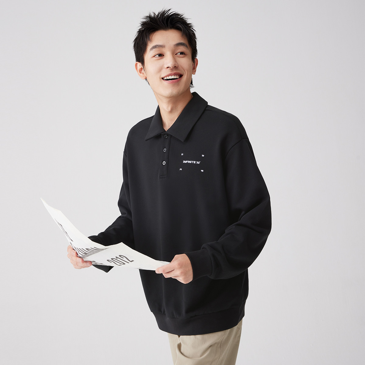 12772234.361°新款宽松休闲男装运动卫衣套头简约卫衣652539818