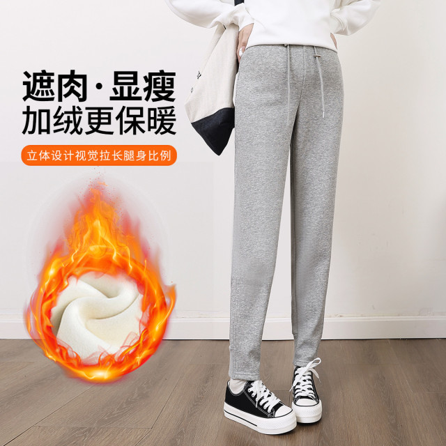 12810731.兔妈孕妇裤外穿秋冬季新款加绒百搭孕妇装孕期高级感洋气小个子保暖裤